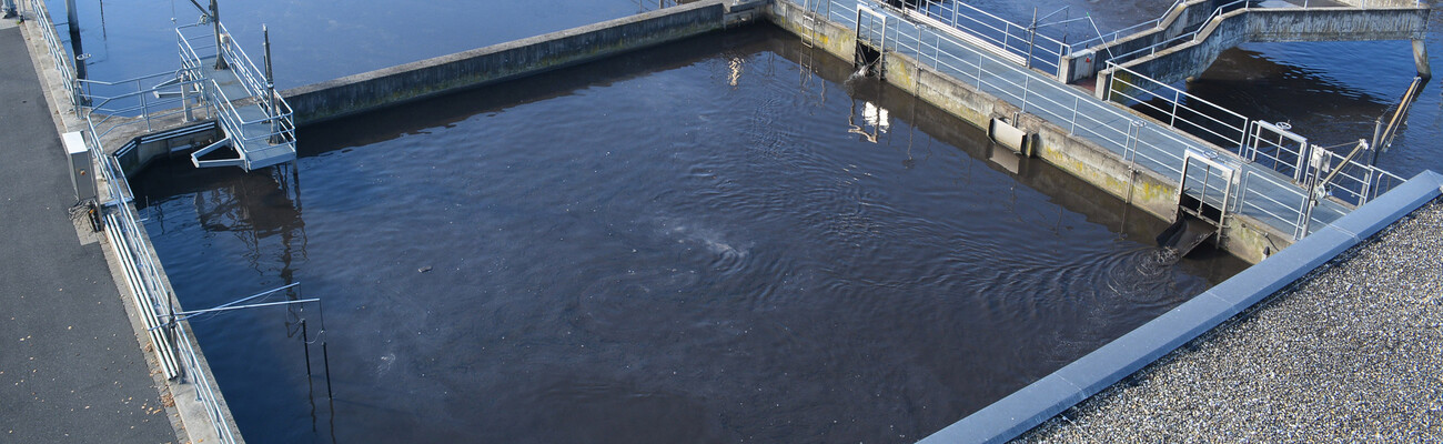 Oczyszczalnia ścieków dla 85 000 mieszkańców w Kitzingen.