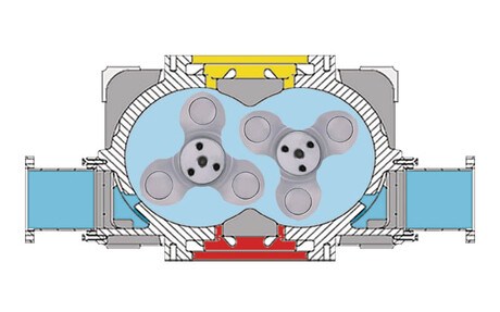 Budowa przemysłowej dmuchawy walcowej do próżni