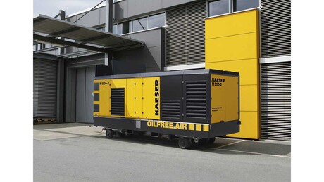 Sprężarka przewoźna Mobilair M 500-2 od KAESER KOMPRESSOREN