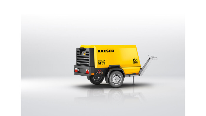 Śrubowa sprężarka przewoźna MOBILAIR M59
