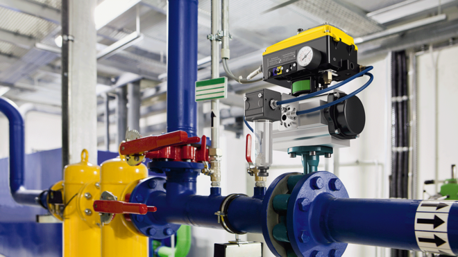 System DHS 4.0 zamontowany w stacji sprężonego powietrza.