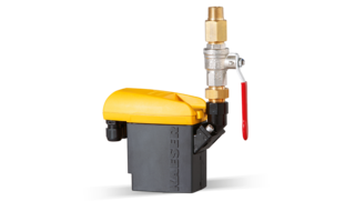 Elektroniczny spust kondensatu ECO-DRAIN jako kompletny zestaw