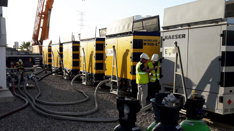 Dziesięć sprężarek do azotu typu MOBILAIR