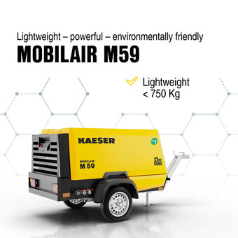 MOBILAIR M59 w wersji lekkiej bez hamulca najazdowego