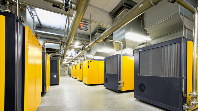 Narzędzia pomiarowe pozwalają zmierzyć warunki zasysania i otoczenia w stacji sprężonego powietrza.