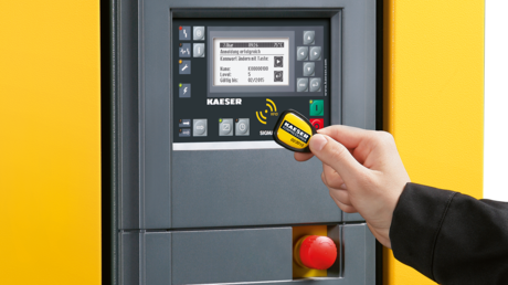 Przegląd serwisowy. Dostęp z zastosowaniem karty RIFD.