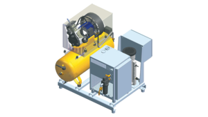 Przykładowa budowa stacji sprężonego powietrza OEM