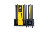 Osuszacz adsorpcyjny w połączeniu z adsorberem z węglem aktywnym zapewnia sprężone powietrze technicznie wolne od oleju.