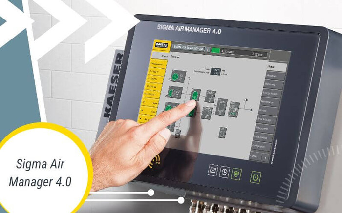 Nadrzędny system sterowania SIGMA AIR MANAGER 4.0