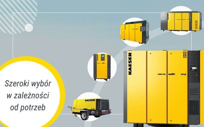 Typy kompresorów - szeroki wybór w zależności od potrzeb.